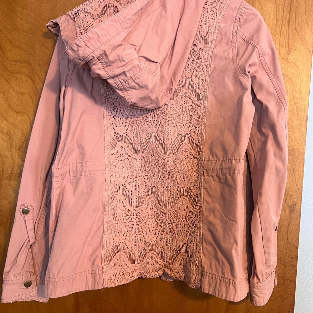 Rose Pink light Utility jacket size M - Picture 3 of 3